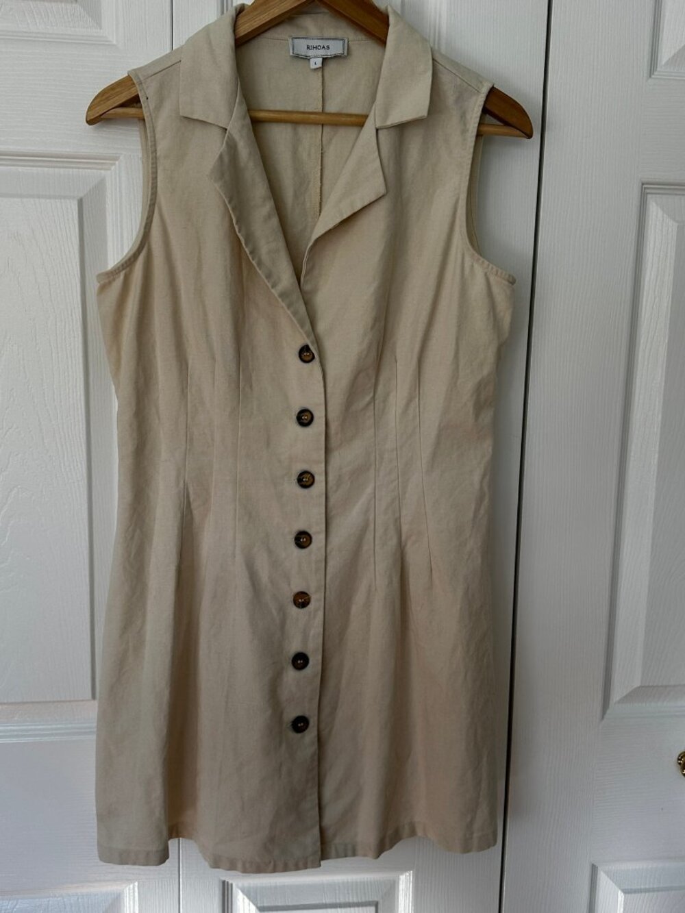 Rihoas Women's Cotton/Linen Dress size L